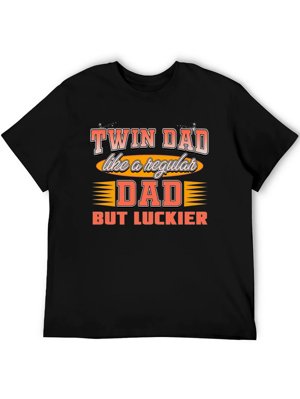 Twin Dad Graphic T-Shirt - Lucky Tee product image 5