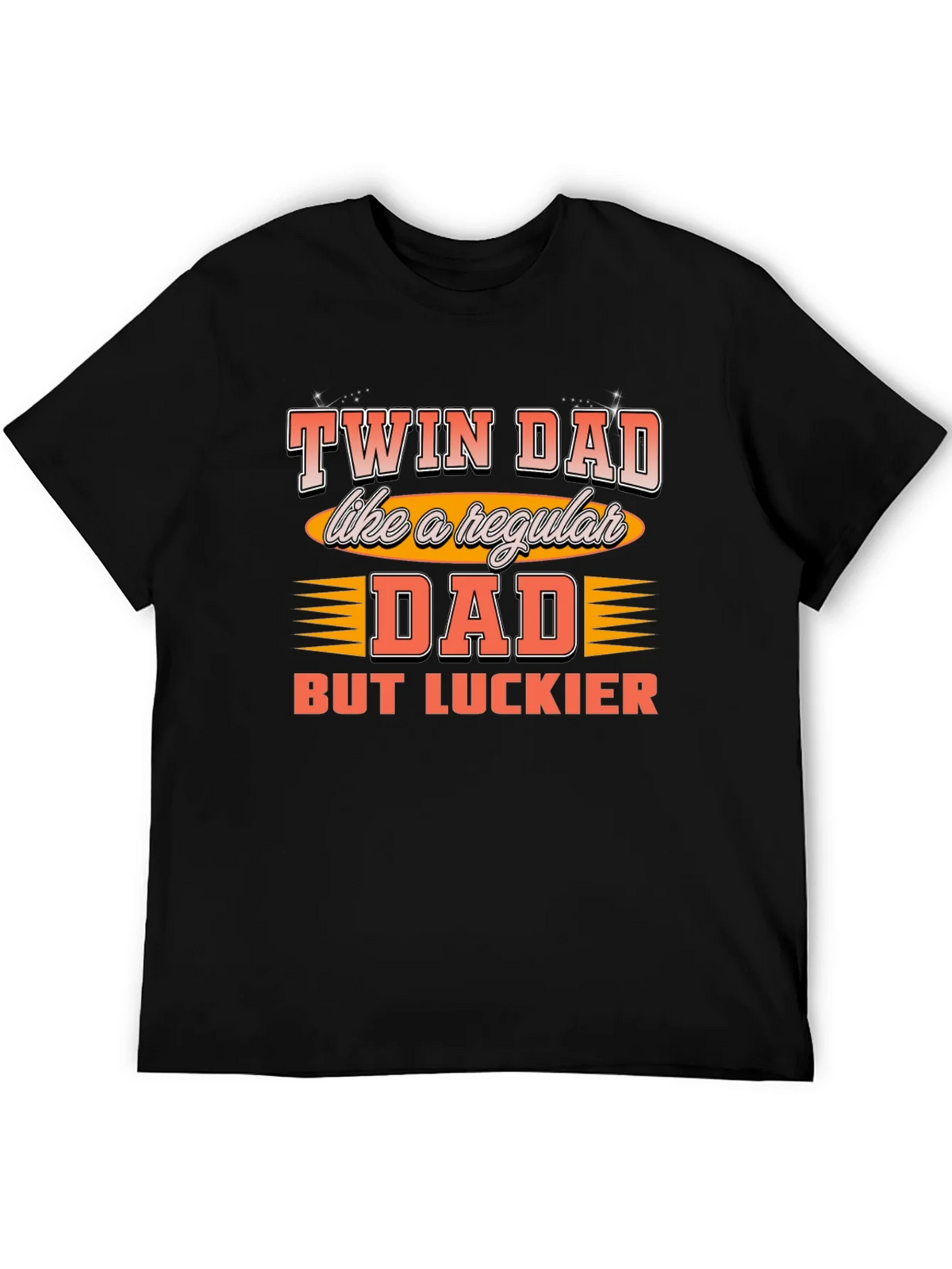 Twin Dad Graphic T-Shirt - Lucky Tee product image 5