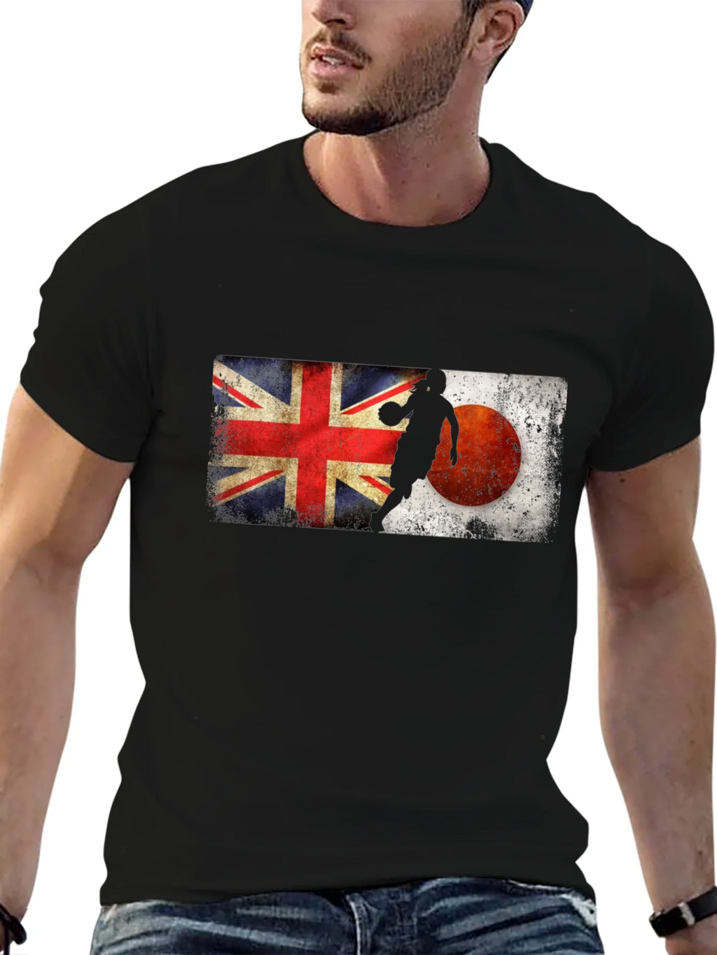 UK Japan Basketball Graphic T-Shirt product image 5