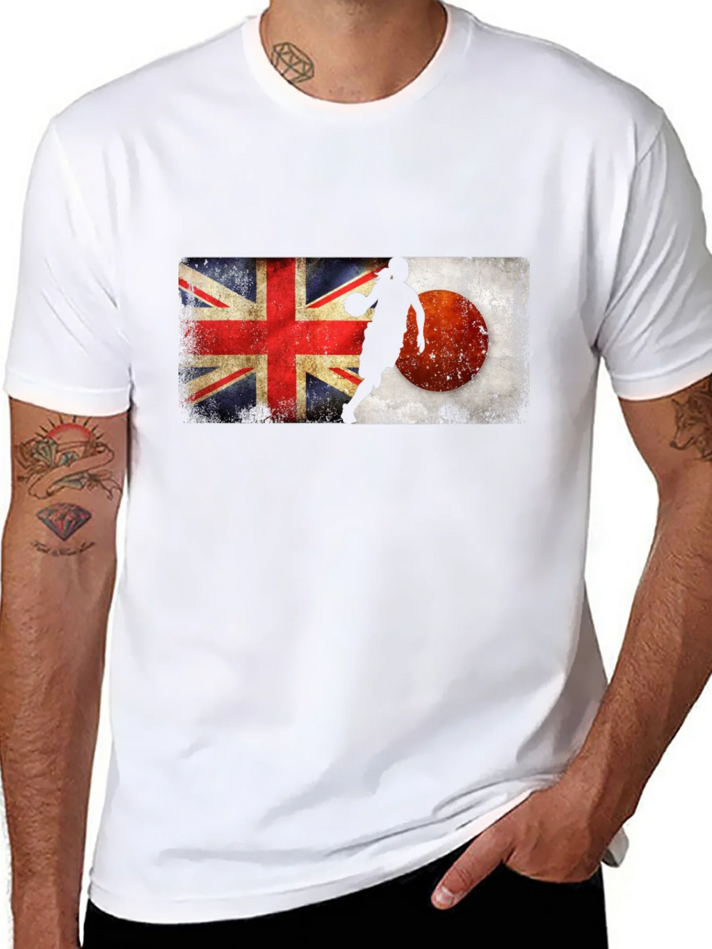 UK Japan Basketball Graphic T-Shirt product image 6