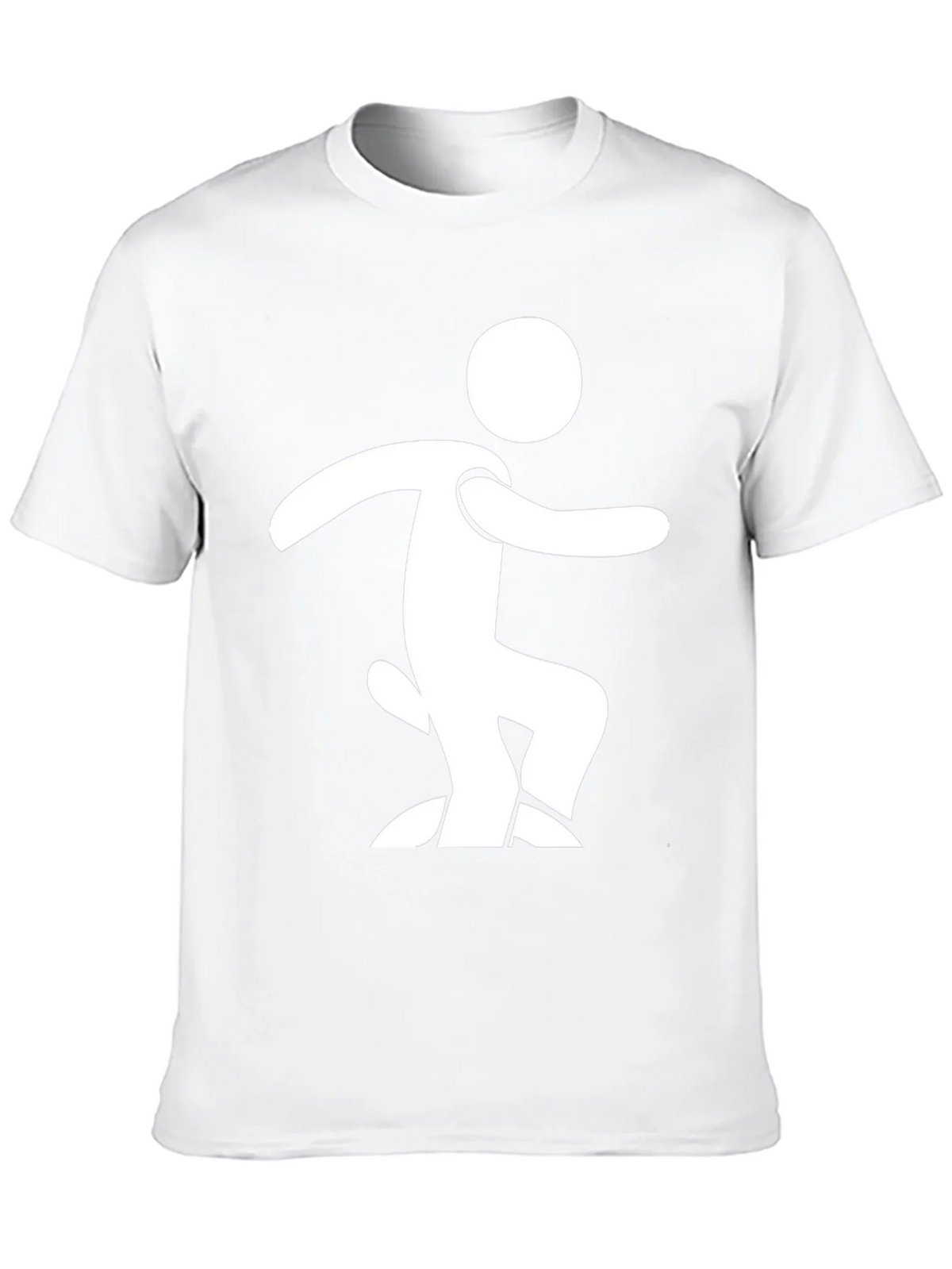 Funny Stick Figure T-Shirt - Black Cotton Tee product image 9