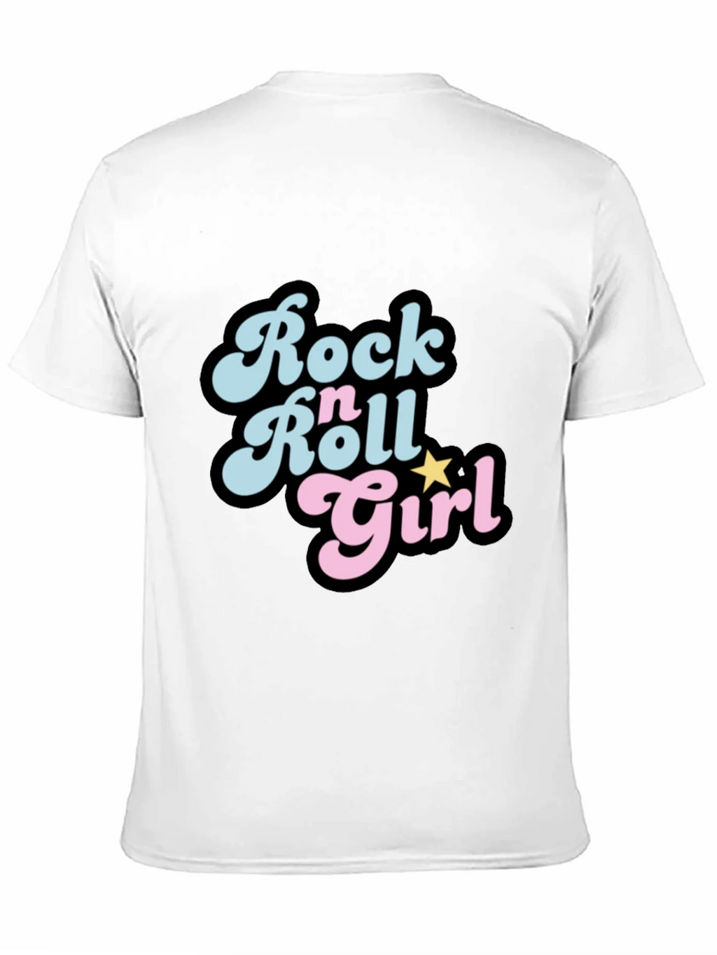 Rock n Roll Girl Black T-Shirt product image 10