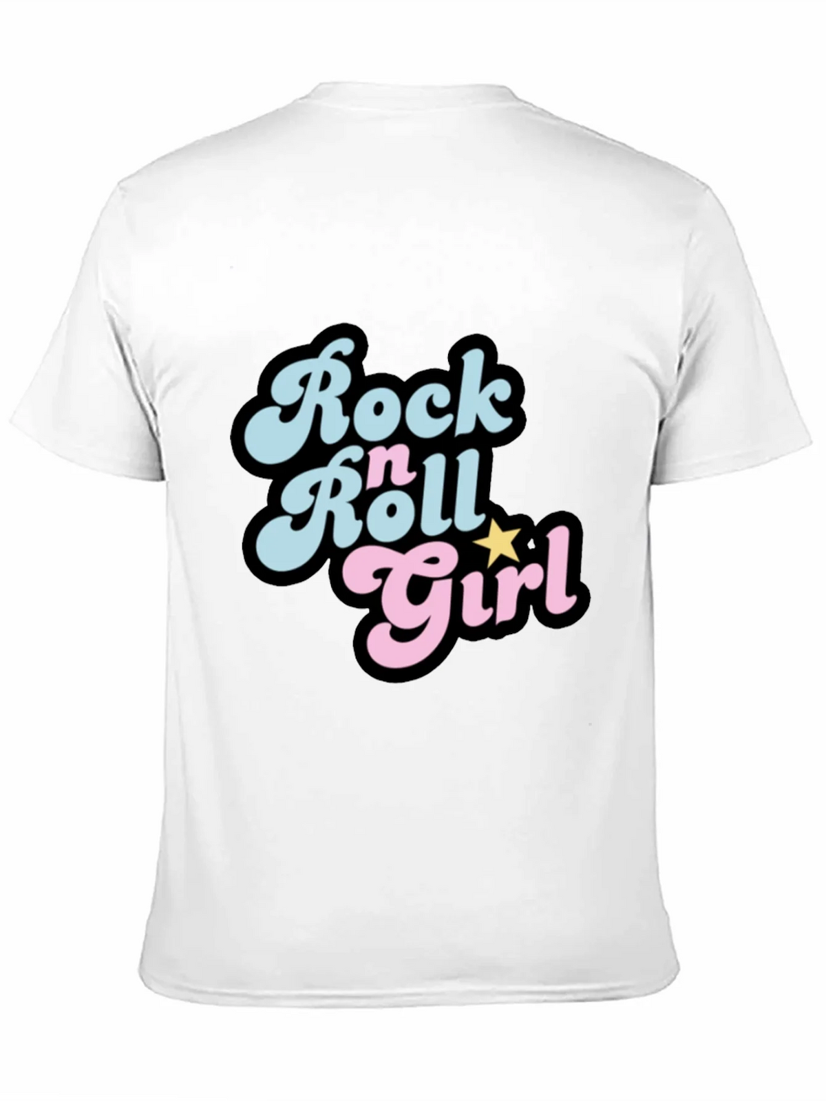 Rock n Roll Girl Black T-Shirt product image 10