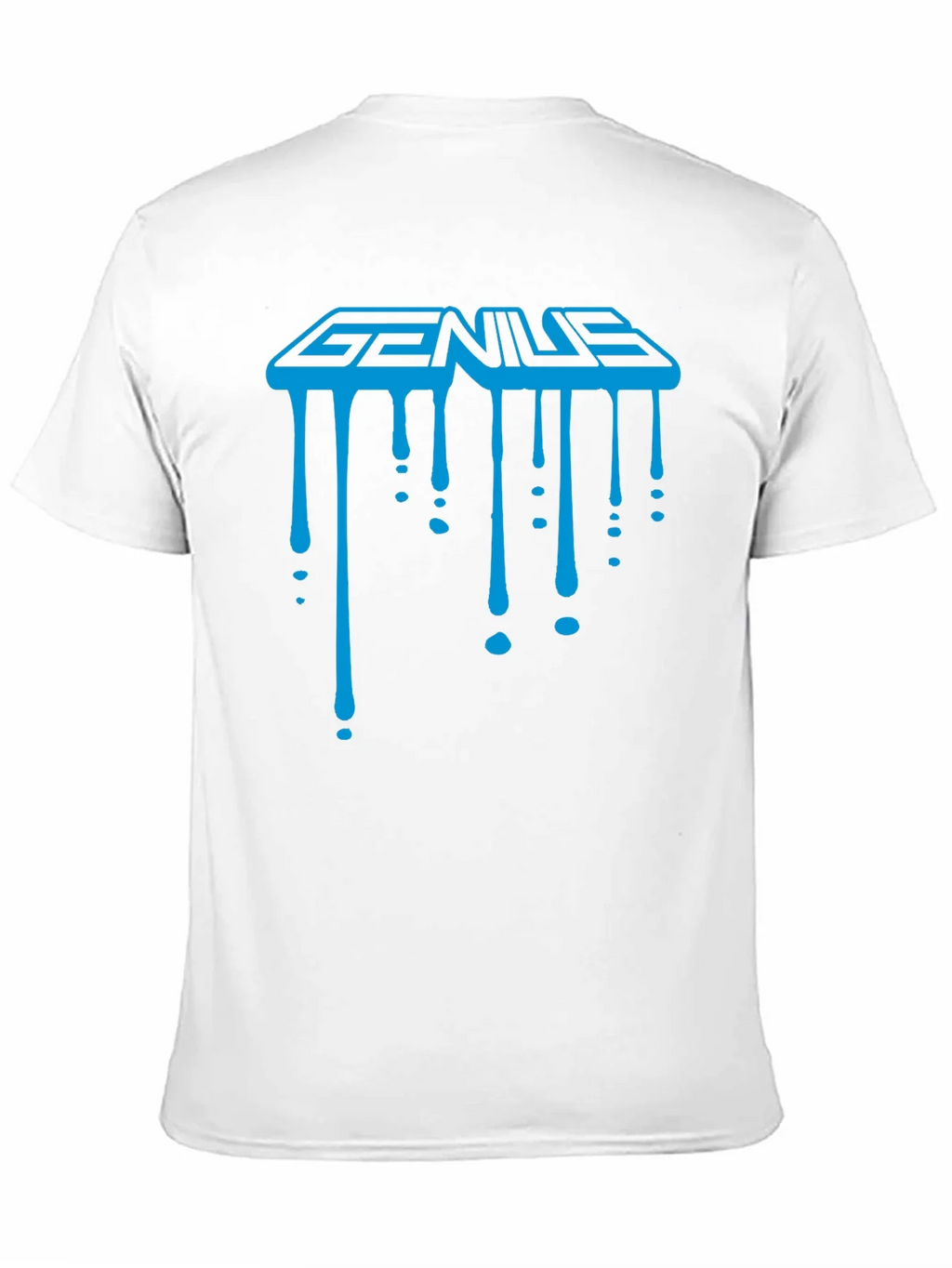 Genius Drip Graphic T-Shirt - Cool Trendy Black Tee product image 10