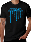 Genius Drip Graphic T-Shirt - Cool Trendy Black Tee product image 1