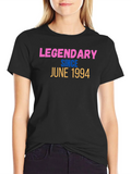 Legendary Since June 1994 Black T-Shirt product image 1