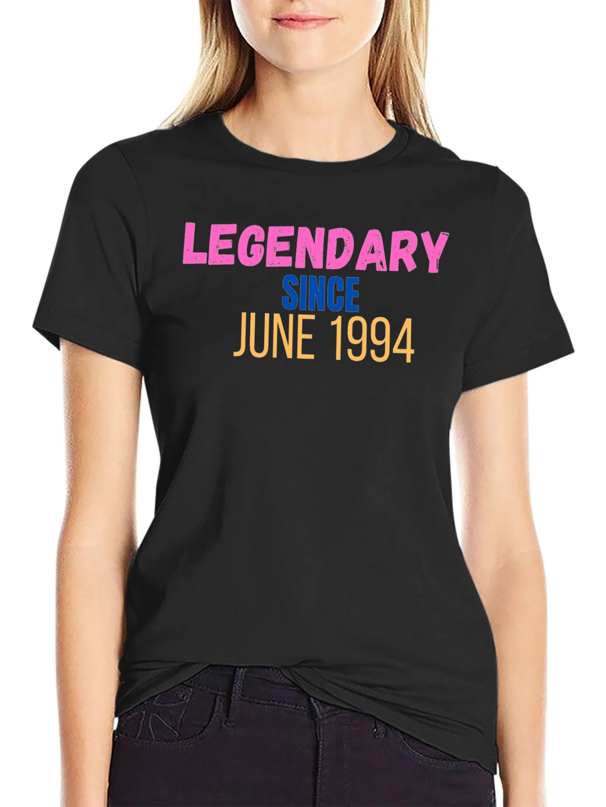 Legendary Since June 1994 Black T-Shirt product image 1
