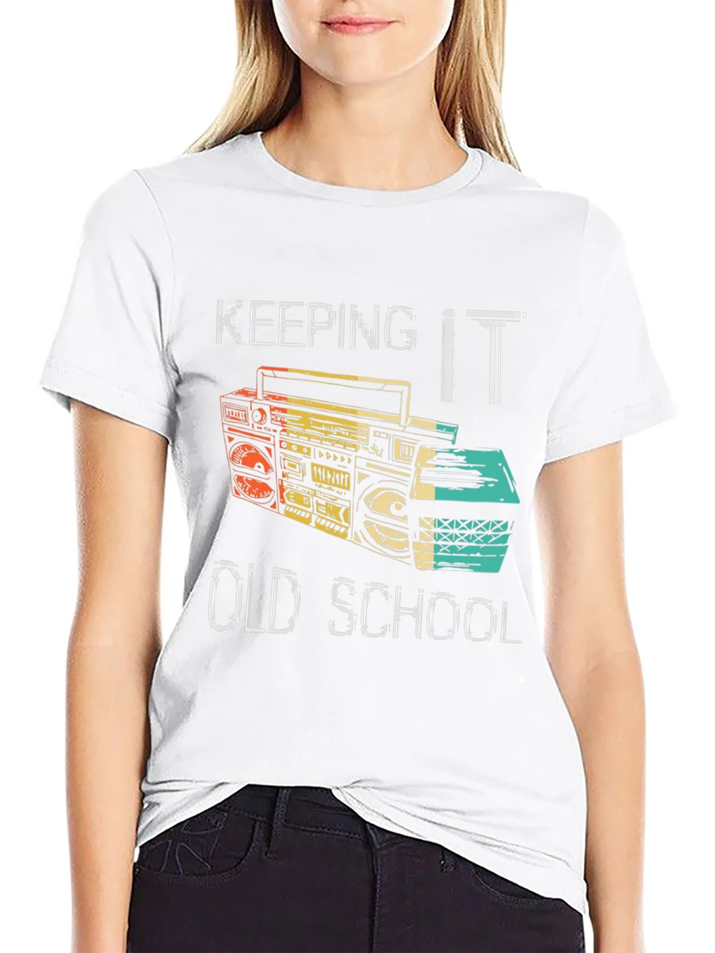 Retro Boombox T-Shirt - Keeping It Old School product image 8