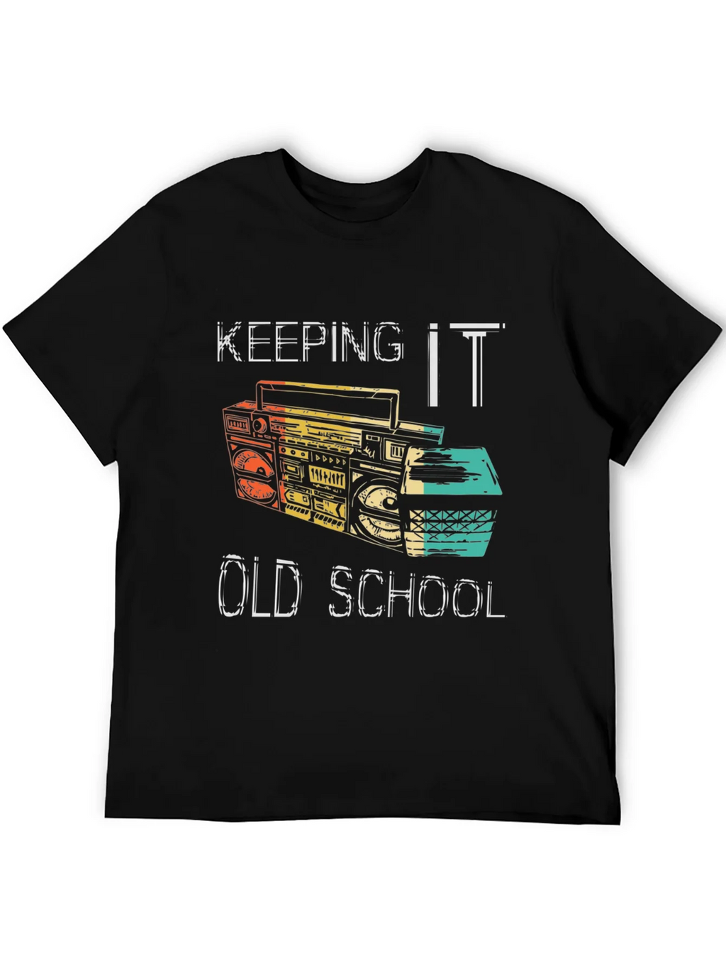 Retro Boombox T-Shirt - Keeping It Old School product image 5