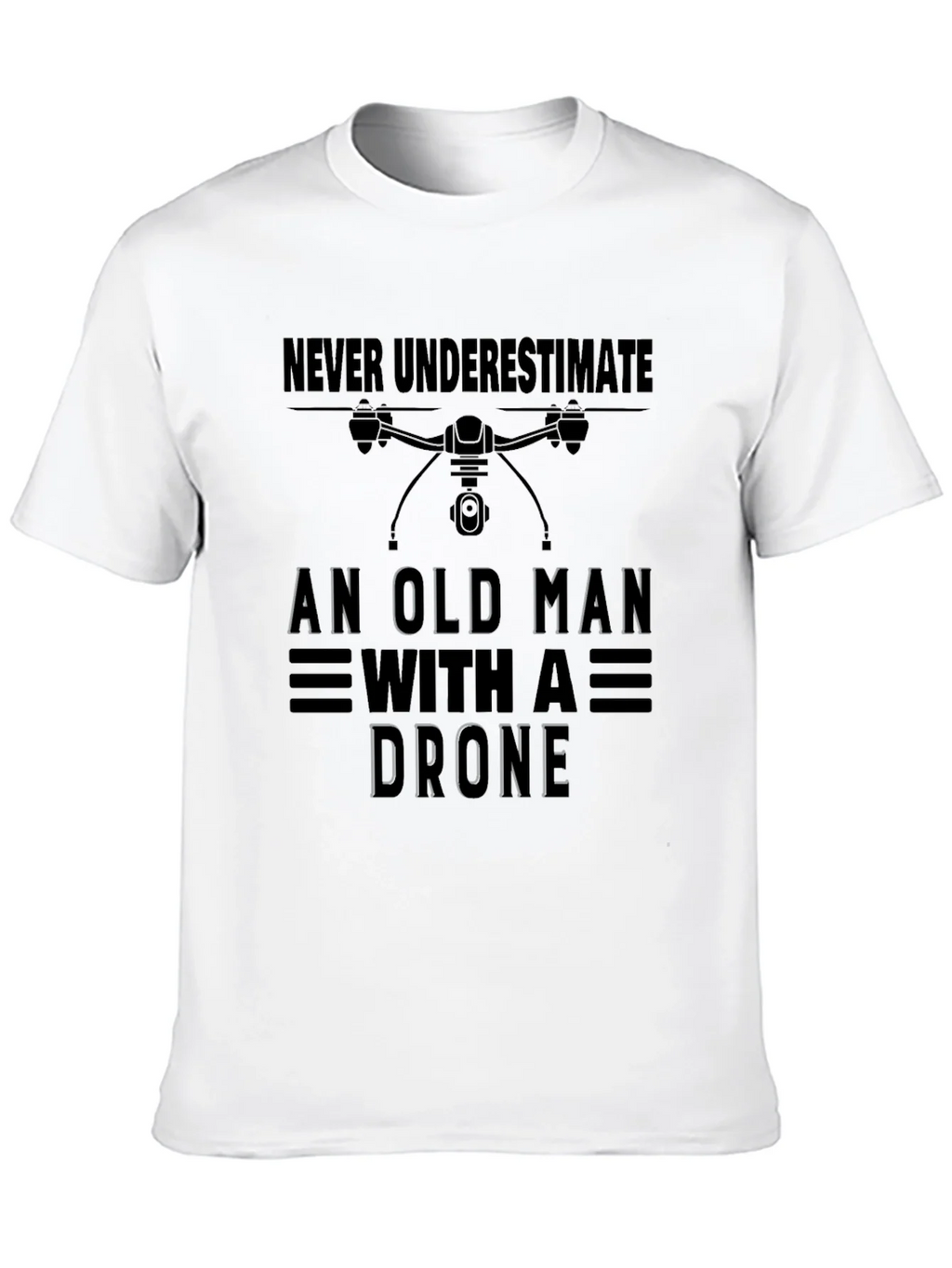 Old Man with Drone T-Shirt product image 9