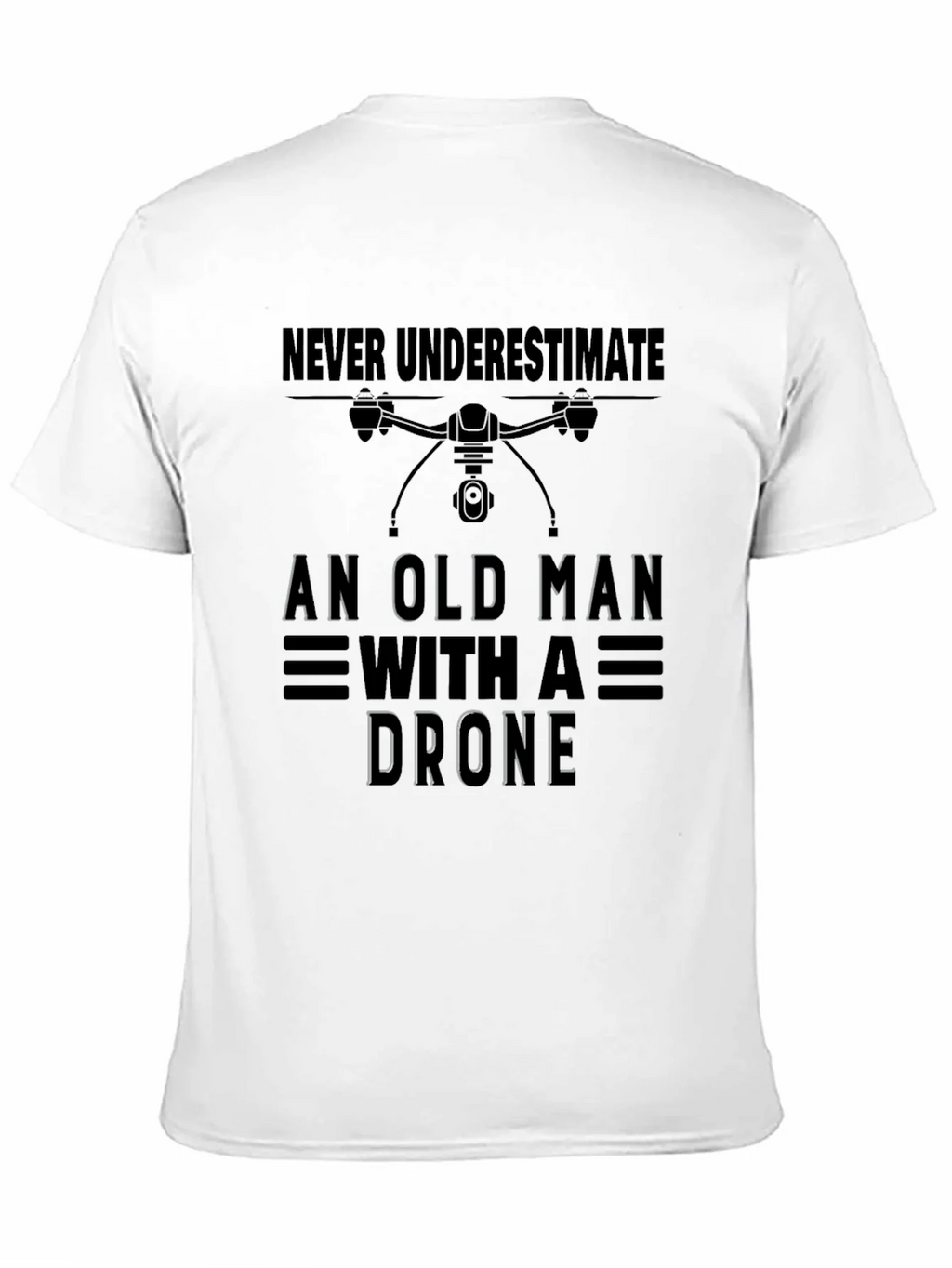 Old Man with Drone T-Shirt product image 10