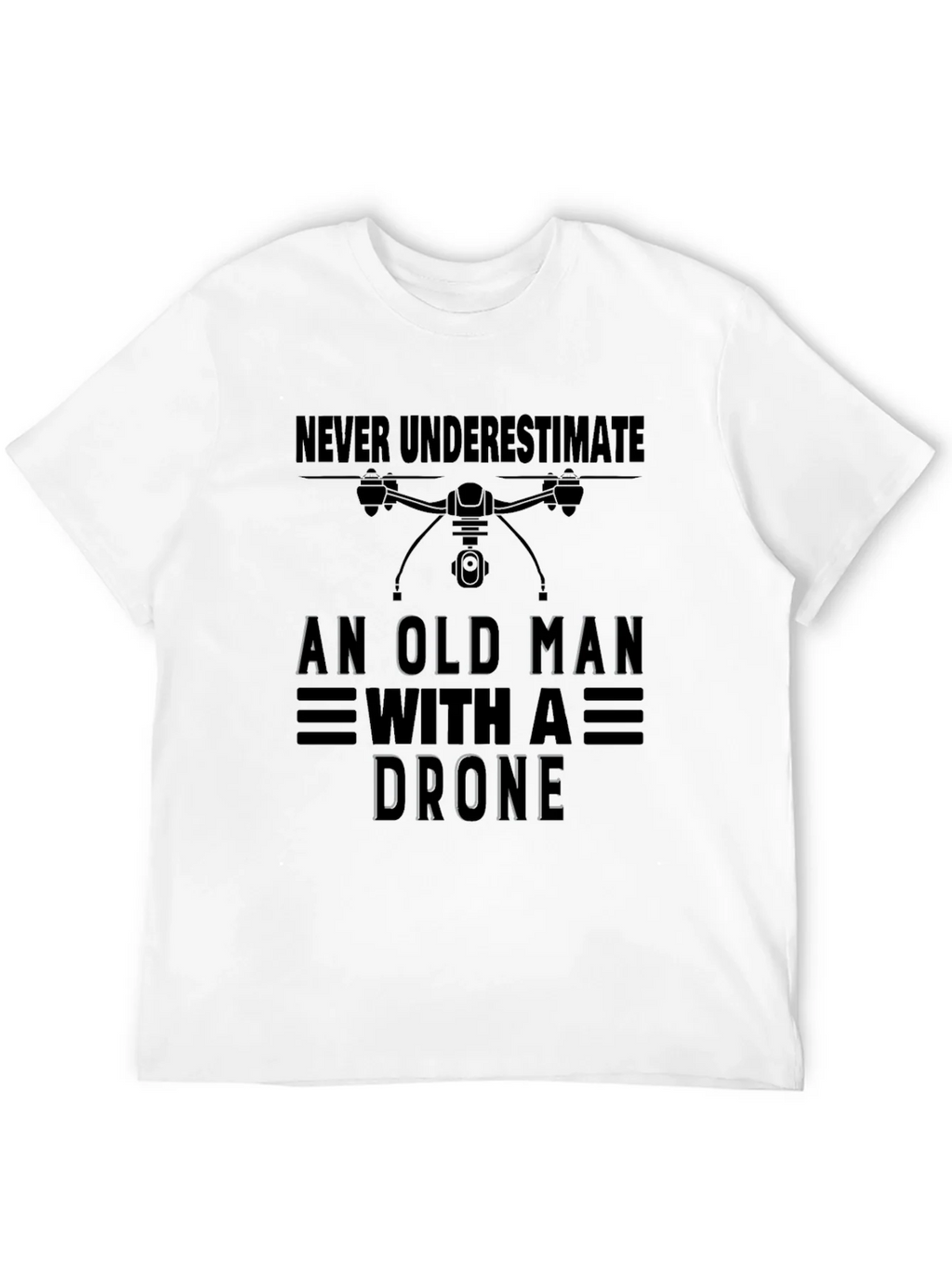Old Man with Drone T-Shirt product image 11