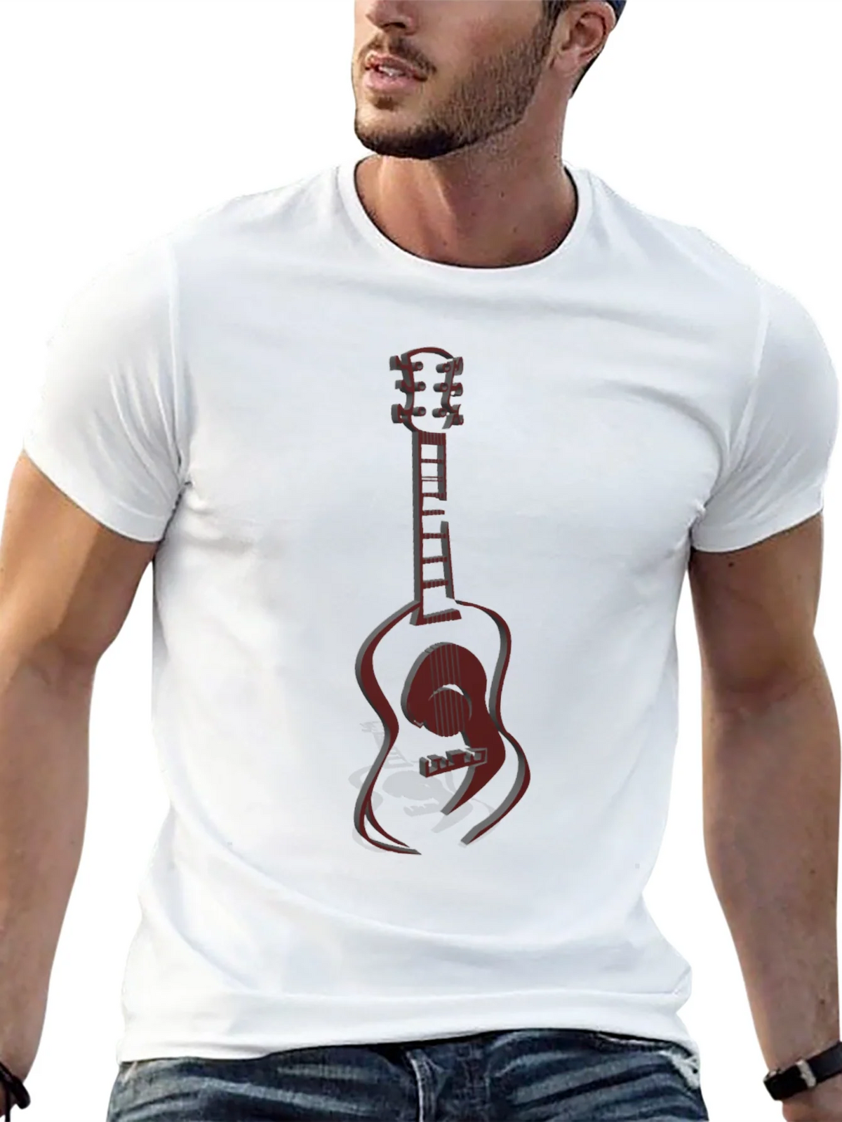Guitar Graphic T-Shirt - Cool Music Tee product image 11