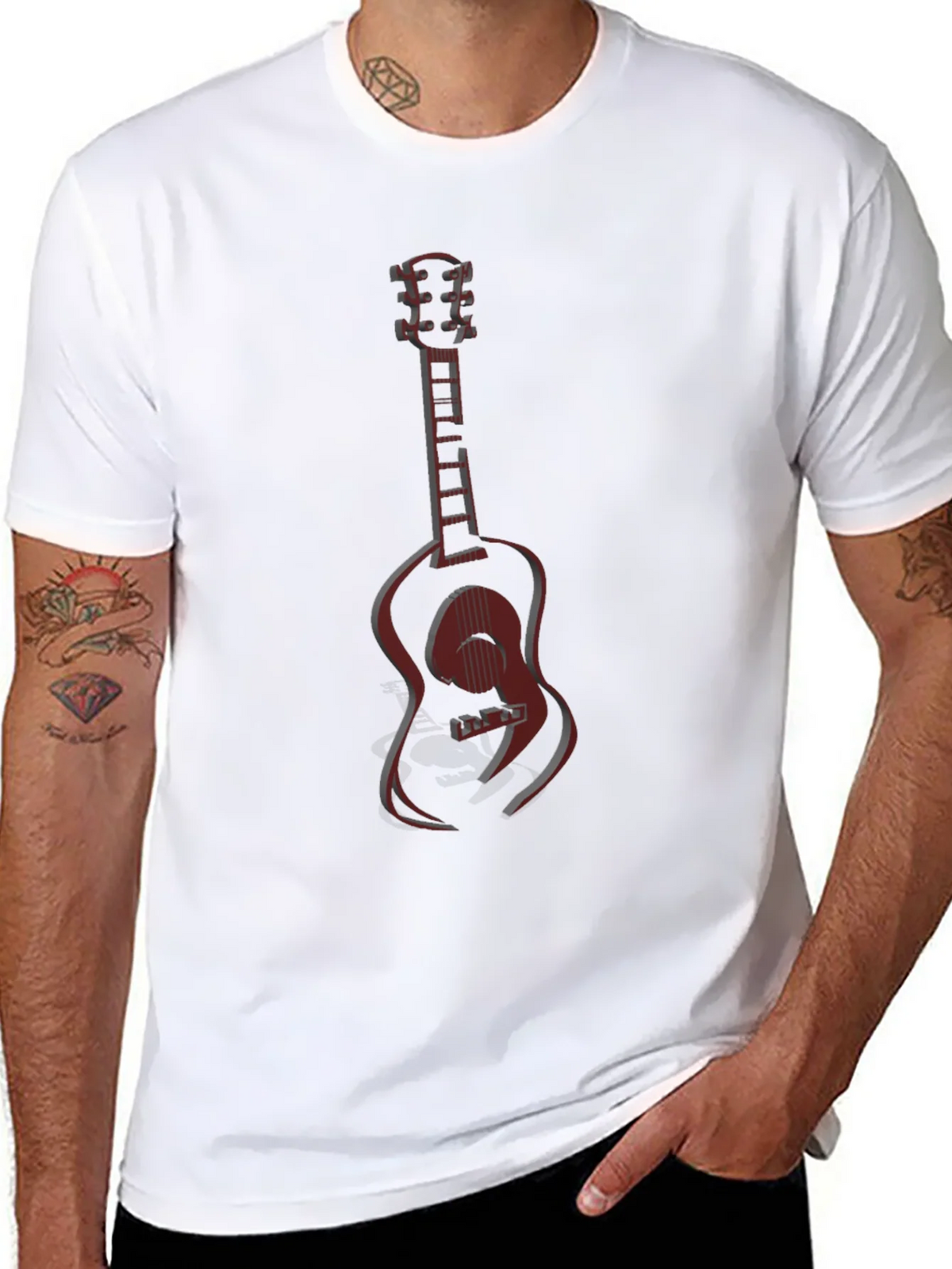 Guitar Graphic T-Shirt - Cool Music Tee product image 6