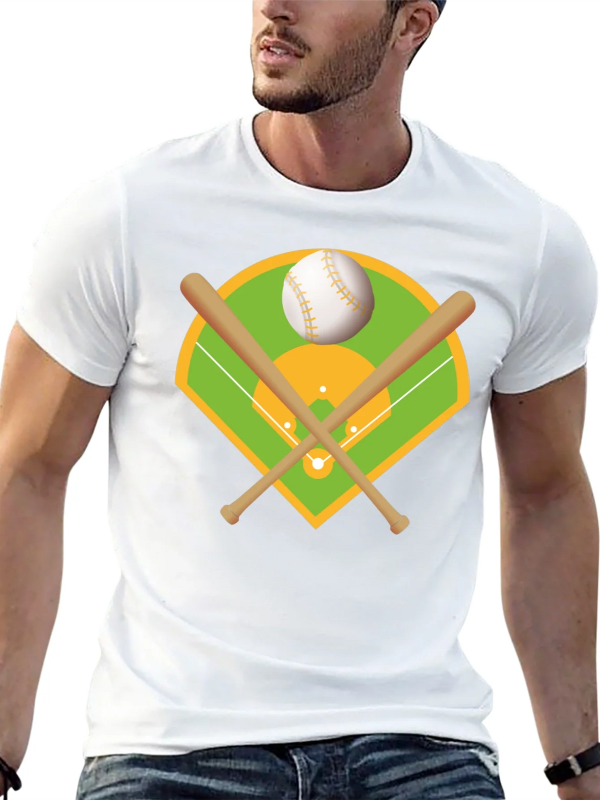 Baseball Field Graphic Tee product image 12