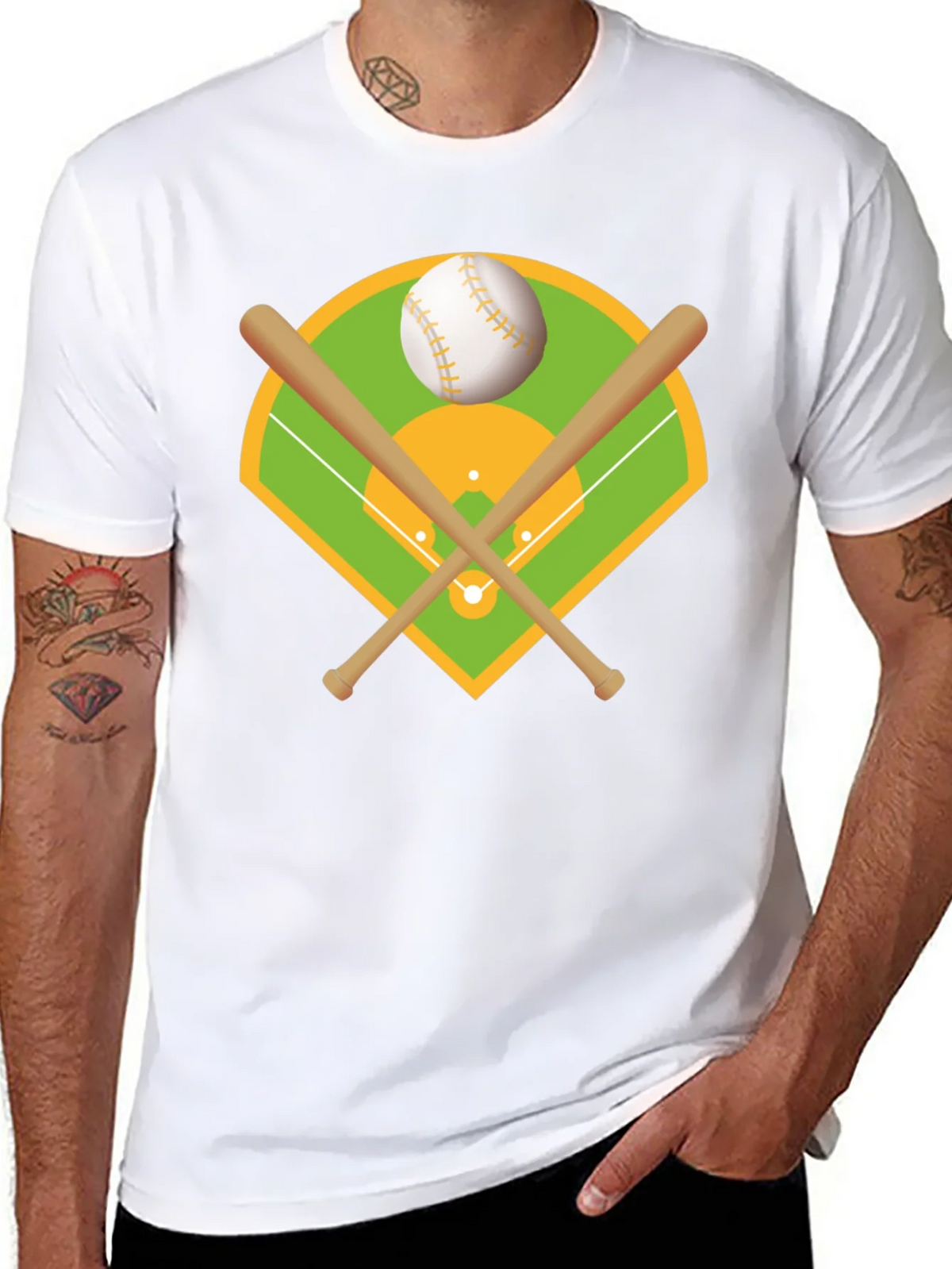 Baseball Field Graphic Tee product image 7