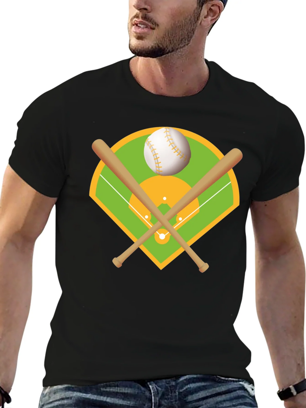 Baseball Field Graphic Tee product image 6