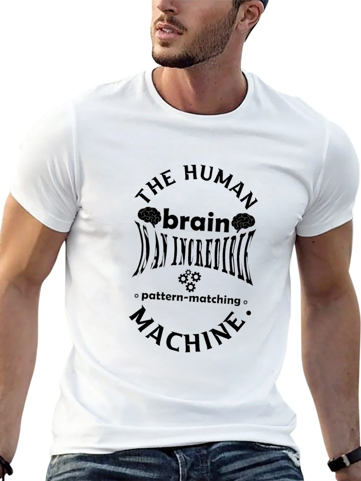 Brain Machine Graphic Tee - Black product image 11