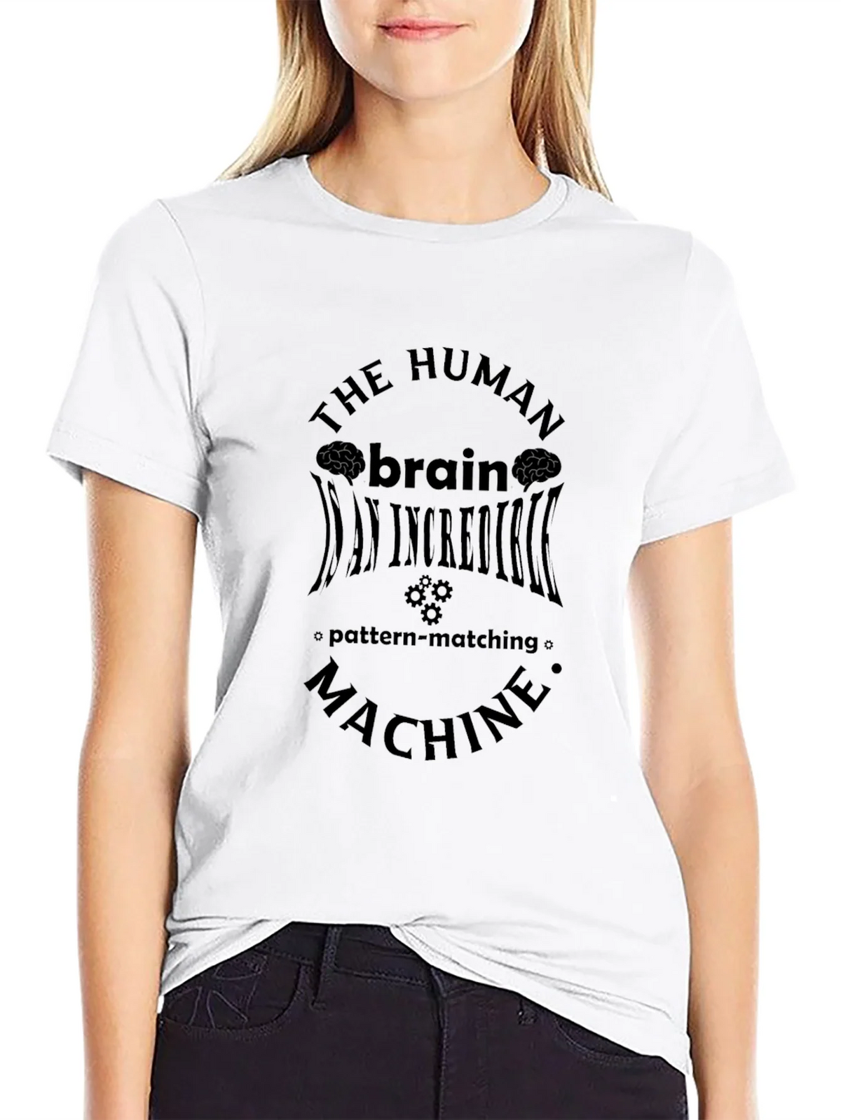 Brain Machine Graphic Tee - Black product image 8
