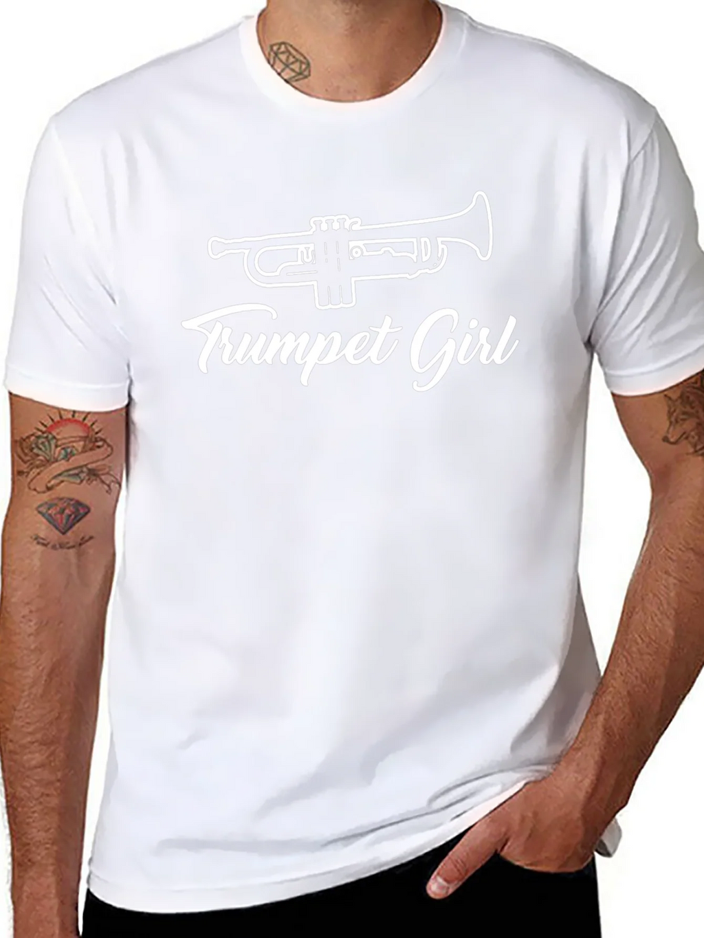 Trumpet Girl T-Shirt - Musician Apparel product image 7