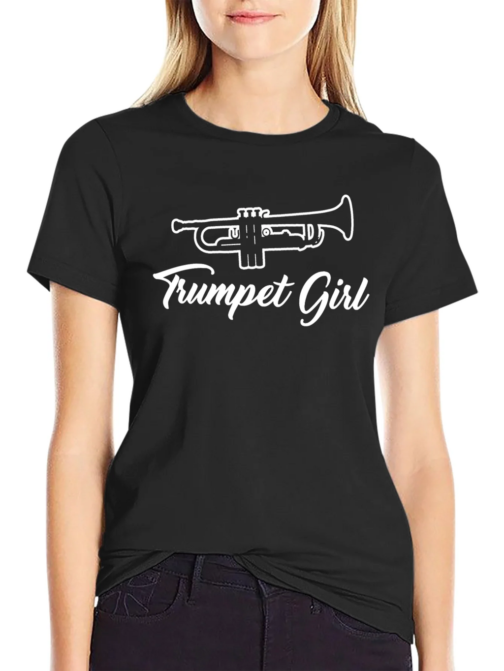 Trumpet Girl T-Shirt - Musician Apparel product image 2