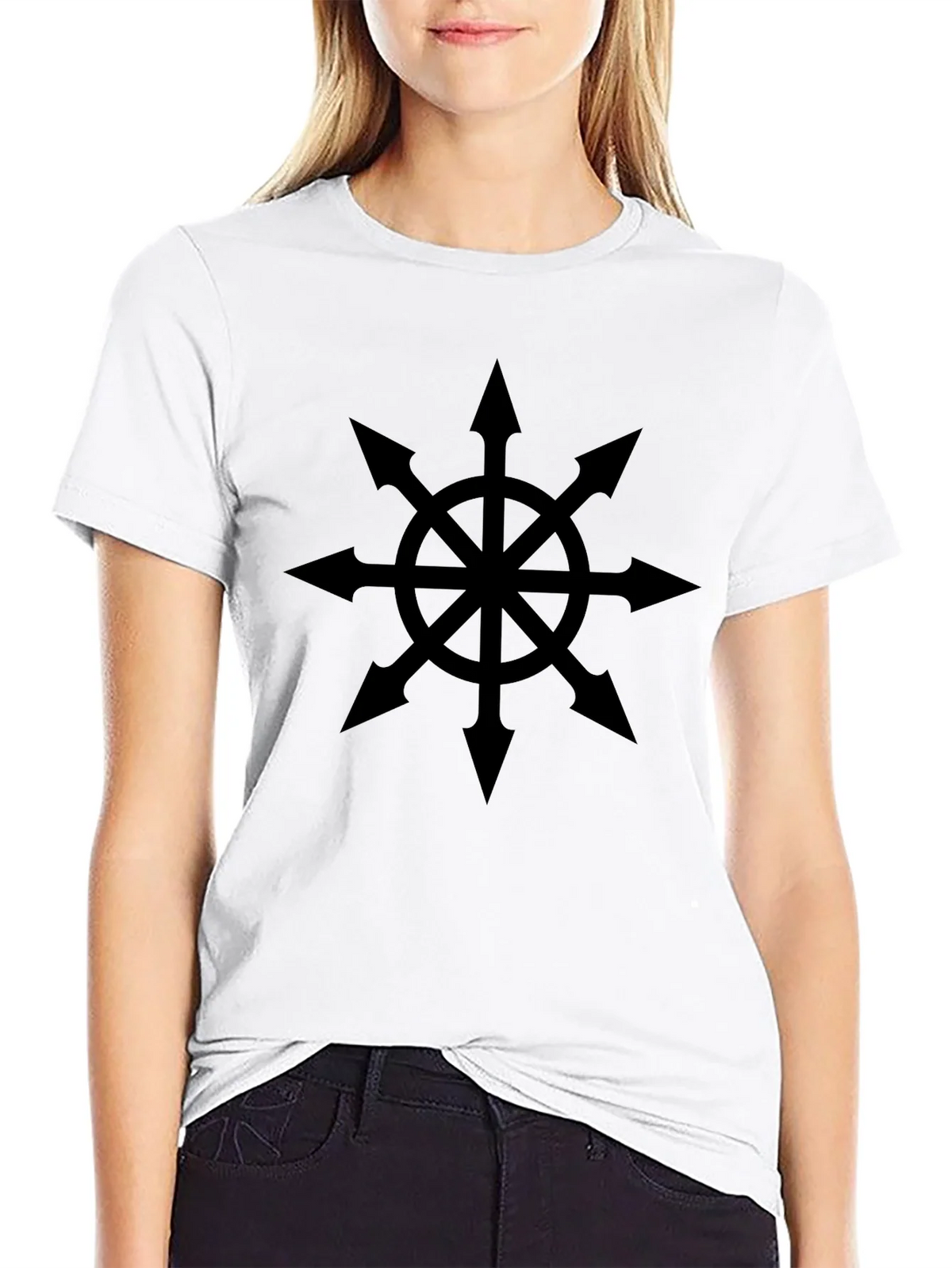 Chaos Star Black T-Shirt product image 8