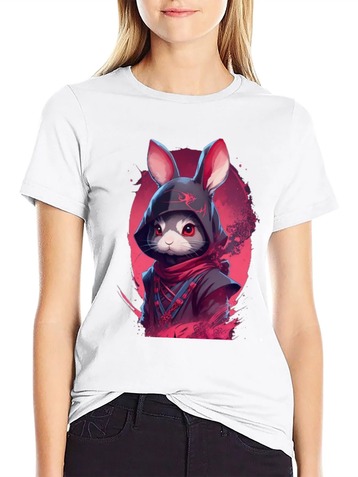Ninja Rabbit Graphic Tee - Urban Style product image 8
