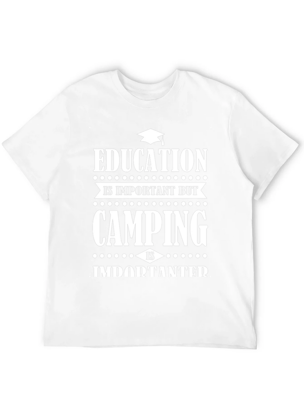 Camping is Importanter T-Shirt - Funny Tee product image 11