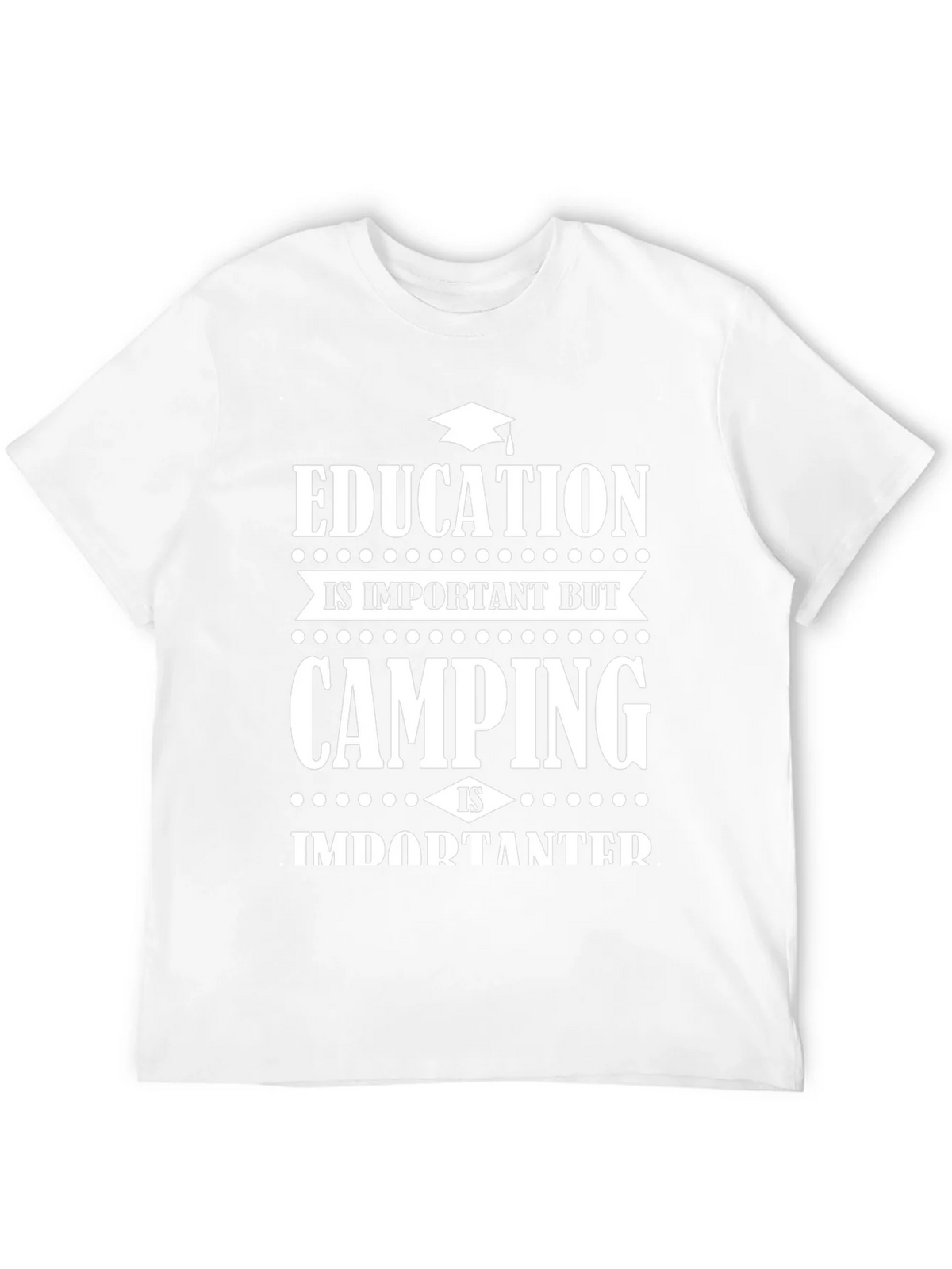 Camping is Importanter T-Shirt - Funny Tee product image 11