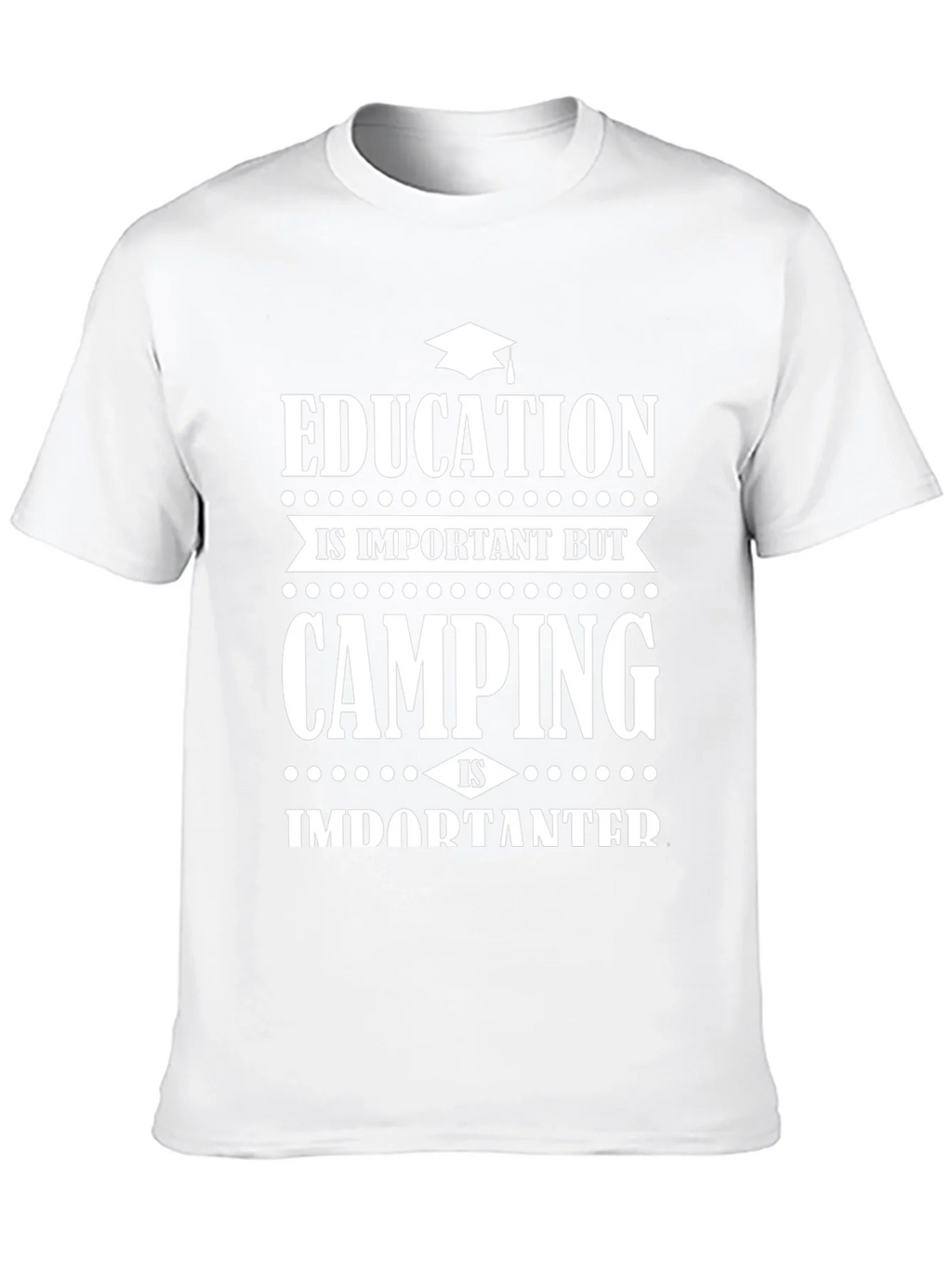 Camping is Importanter T-Shirt - Funny Tee product image 9
