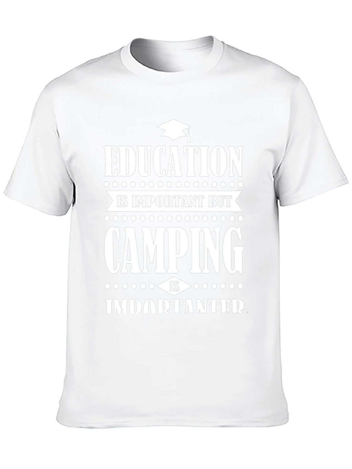 Camping is Importanter T-Shirt - Funny Tee product image 9