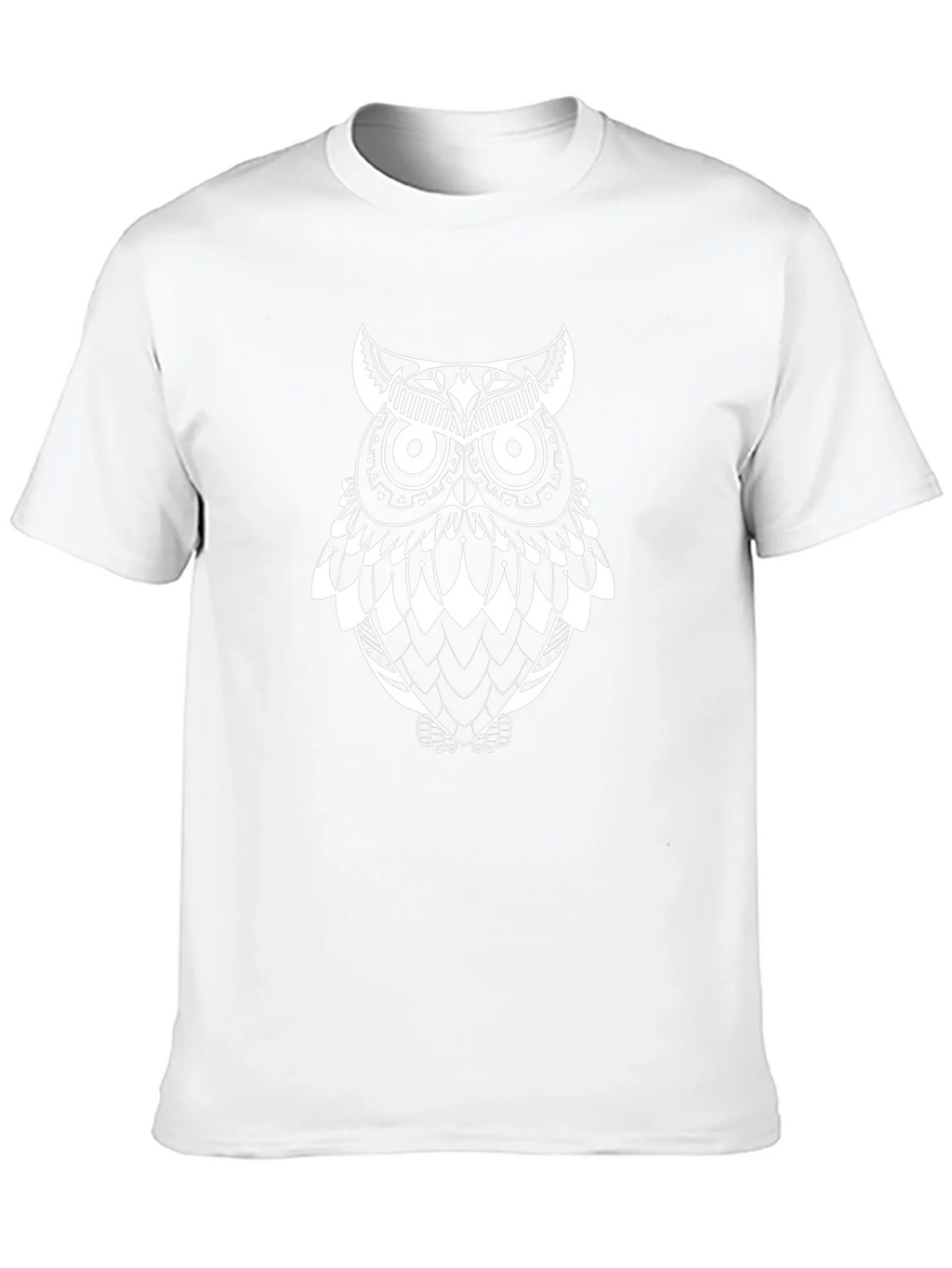 Owl Graphic T-Shirt - Black Cotton Tee product image 9
