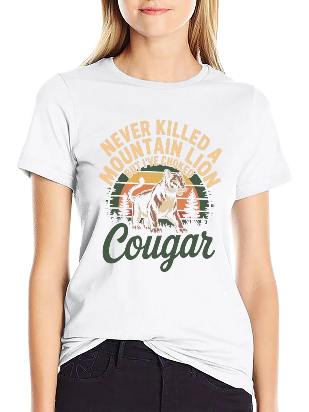 Never Killed a Mountain Lion T-Shirt product image 6