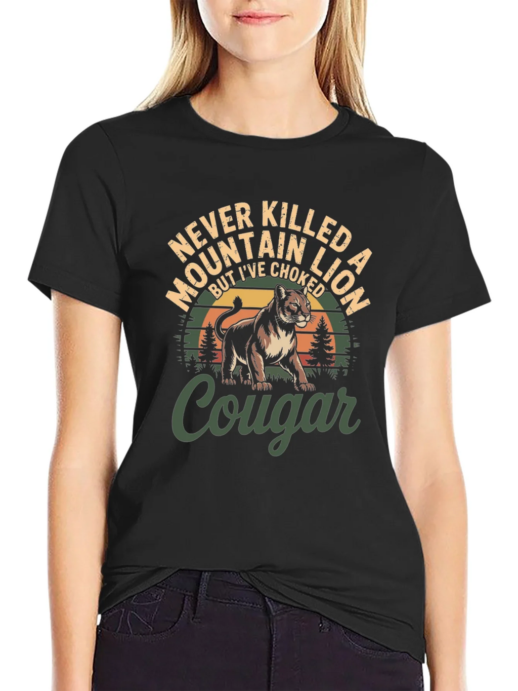 Never Killed a Mountain Lion T-Shirt product image 2