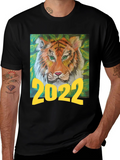 2022 Tiger Graphic T-Shirt - Black product image 1