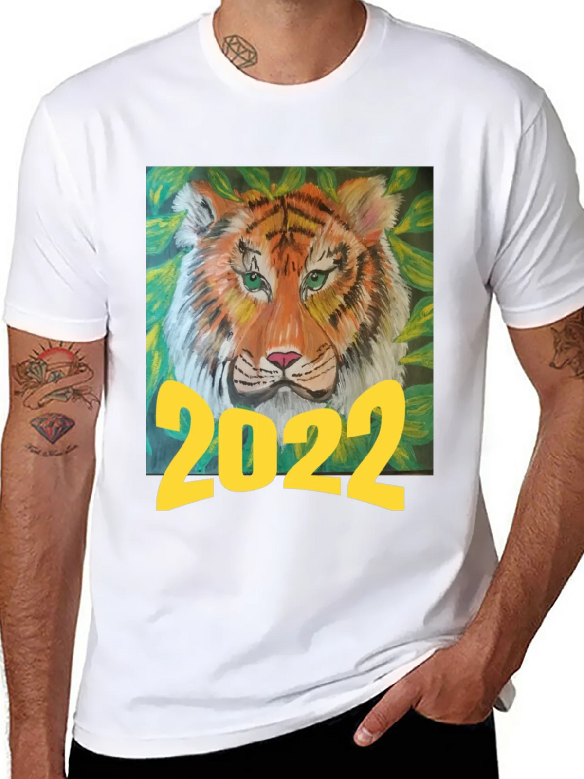 2022 Tiger Graphic T-Shirt - Black product image 7