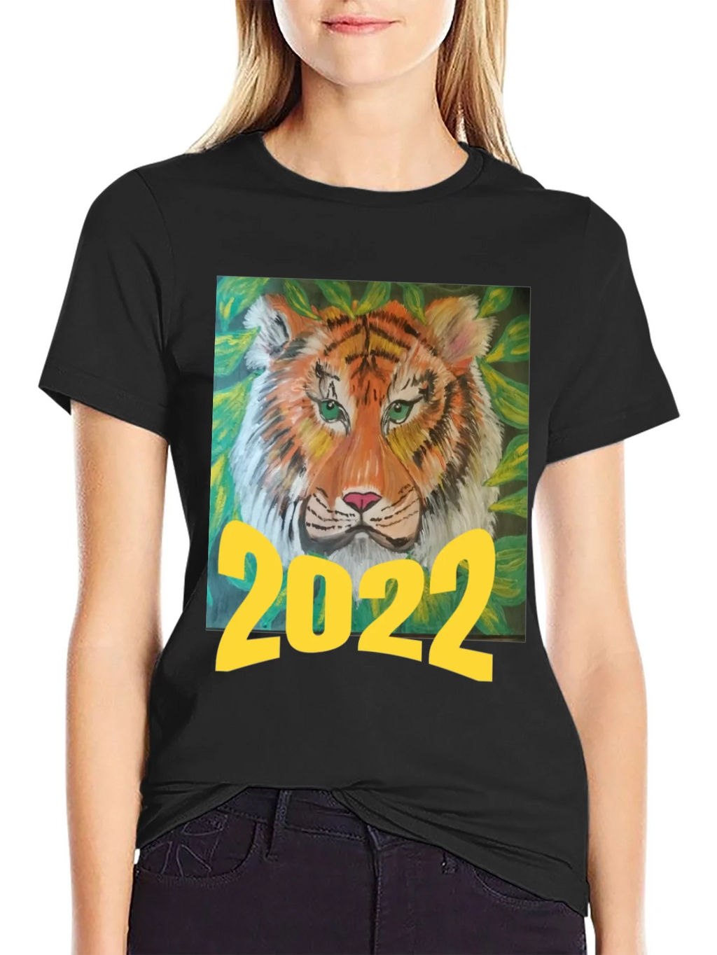 2022 Tiger Graphic T-Shirt - Black product image 2