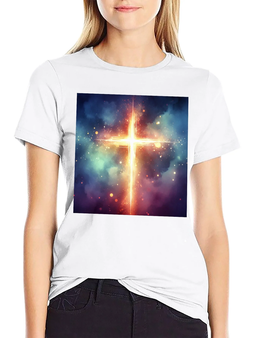 Celestial Cross Graphic Tee product image 8