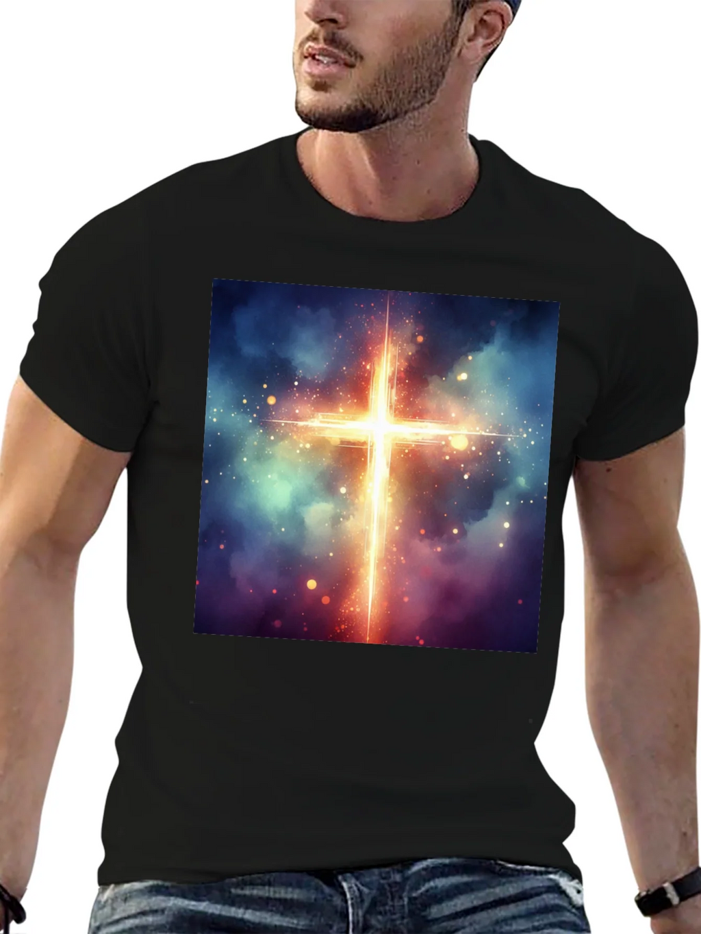Celestial Cross Graphic Tee product image 6