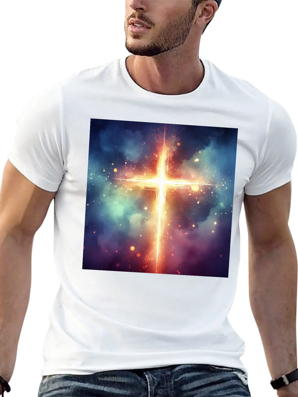 Celestial Cross Graphic Tee product image 12