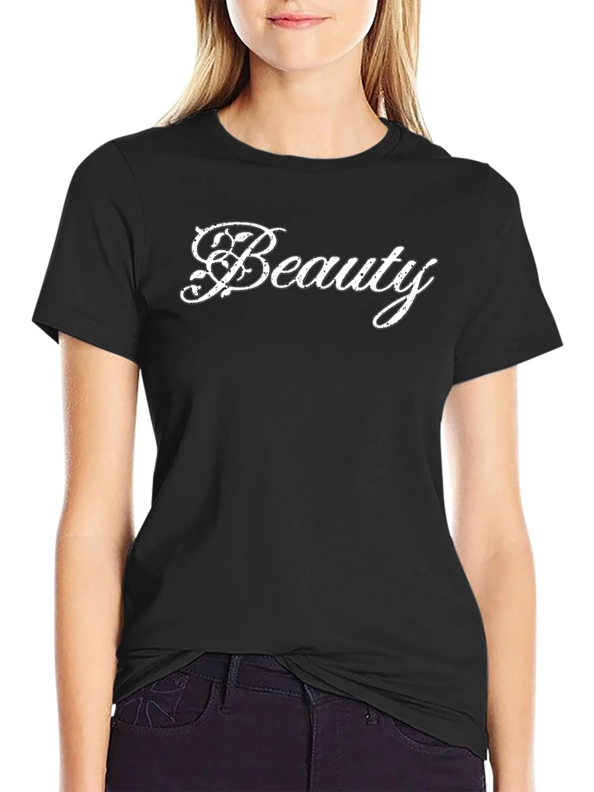 Beauty Graphic Tee - Mens Black Cotton T-Shirt product image 2