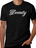 Beauty Graphic Tee - Mens Black Cotton T-Shirt product image 1