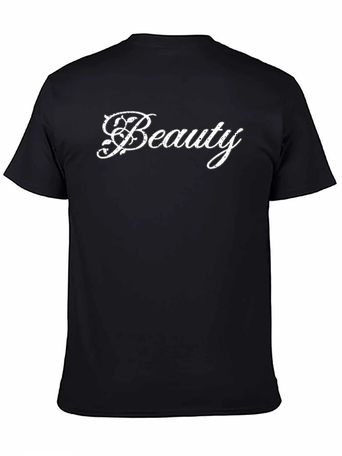 Beauty Graphic Tee - Mens Black Cotton T-Shirt product image 4