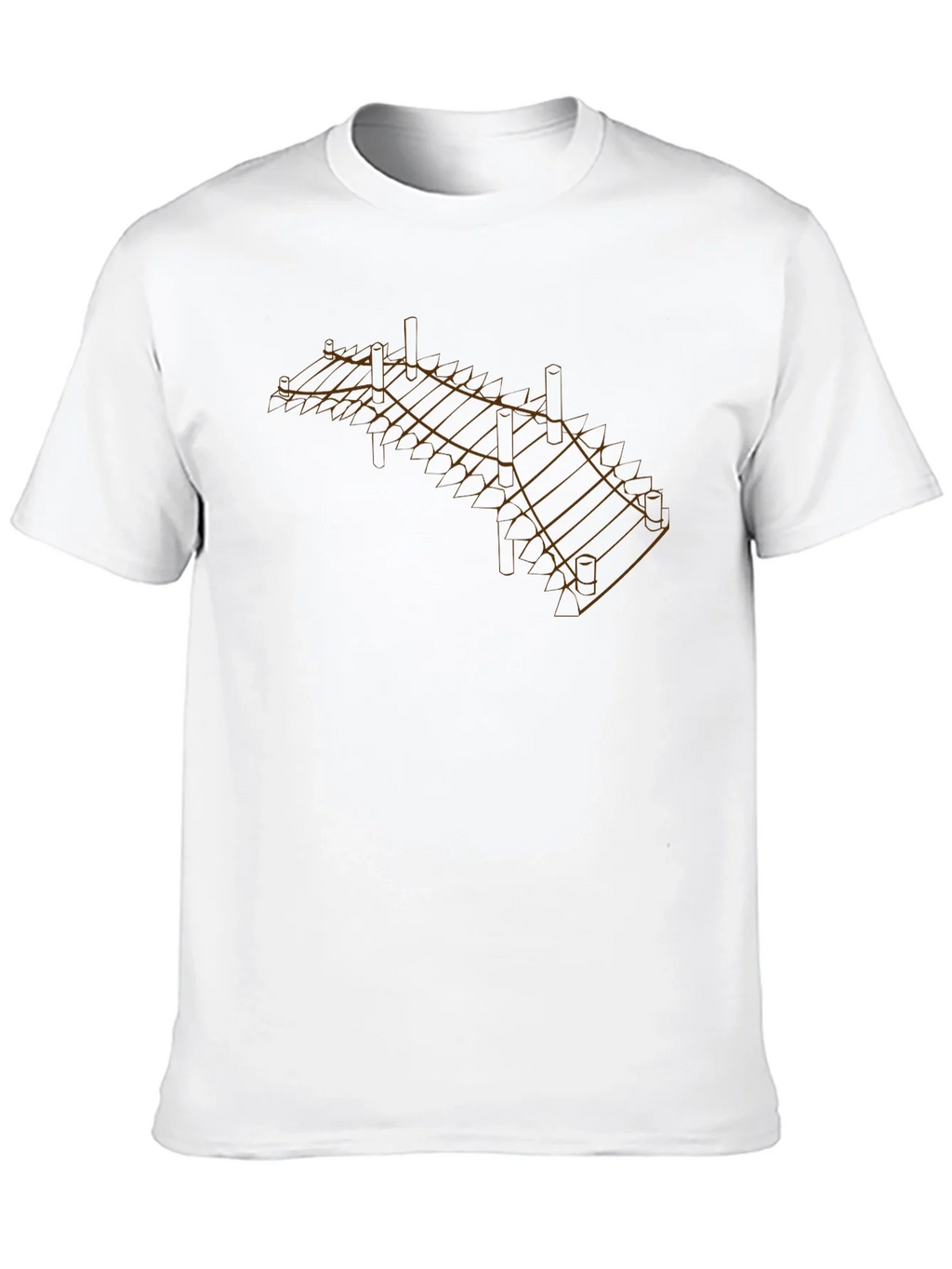 Geometric Dock Graphic Tee - Modern Style product image 9
