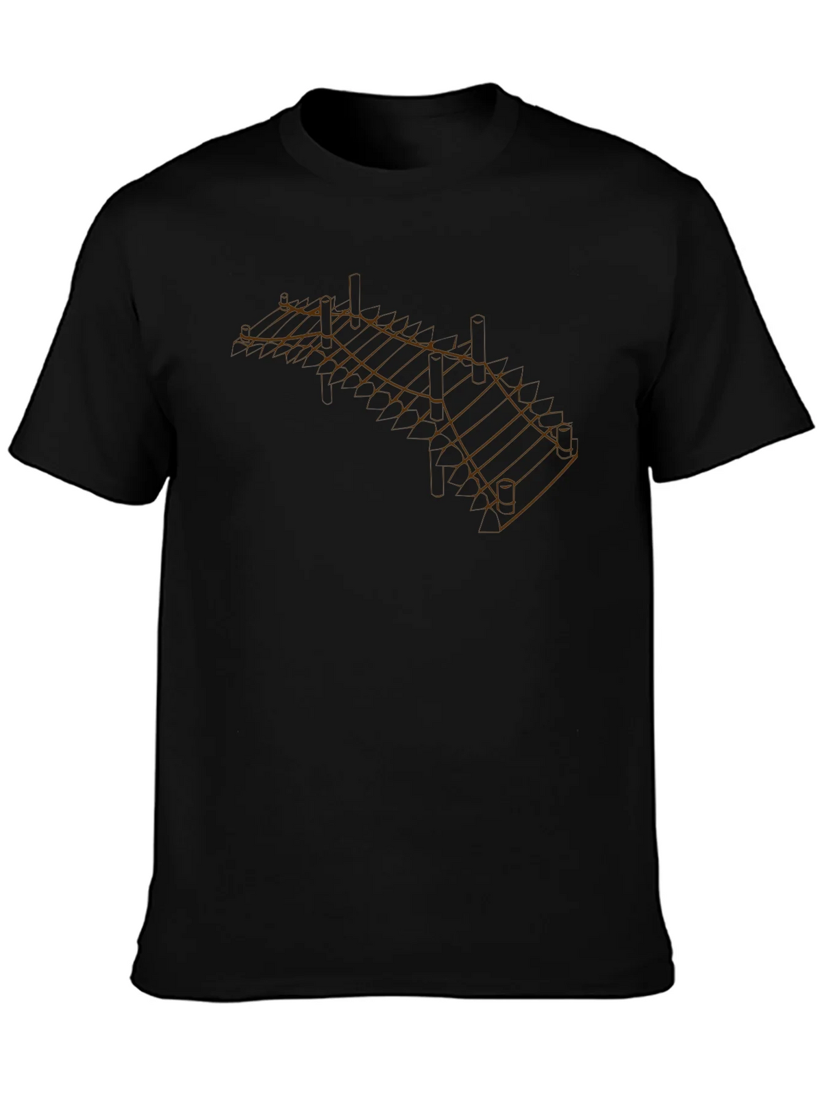 Geometric Dock Graphic Tee - Modern Style product image 3