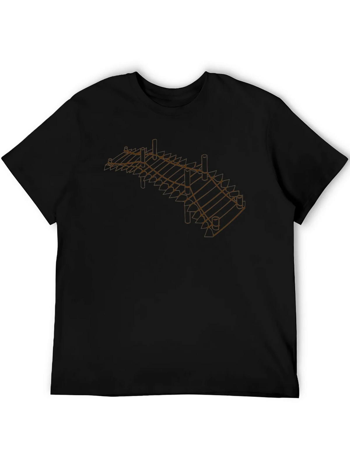Geometric Dock Graphic Tee - Modern Style product image 5