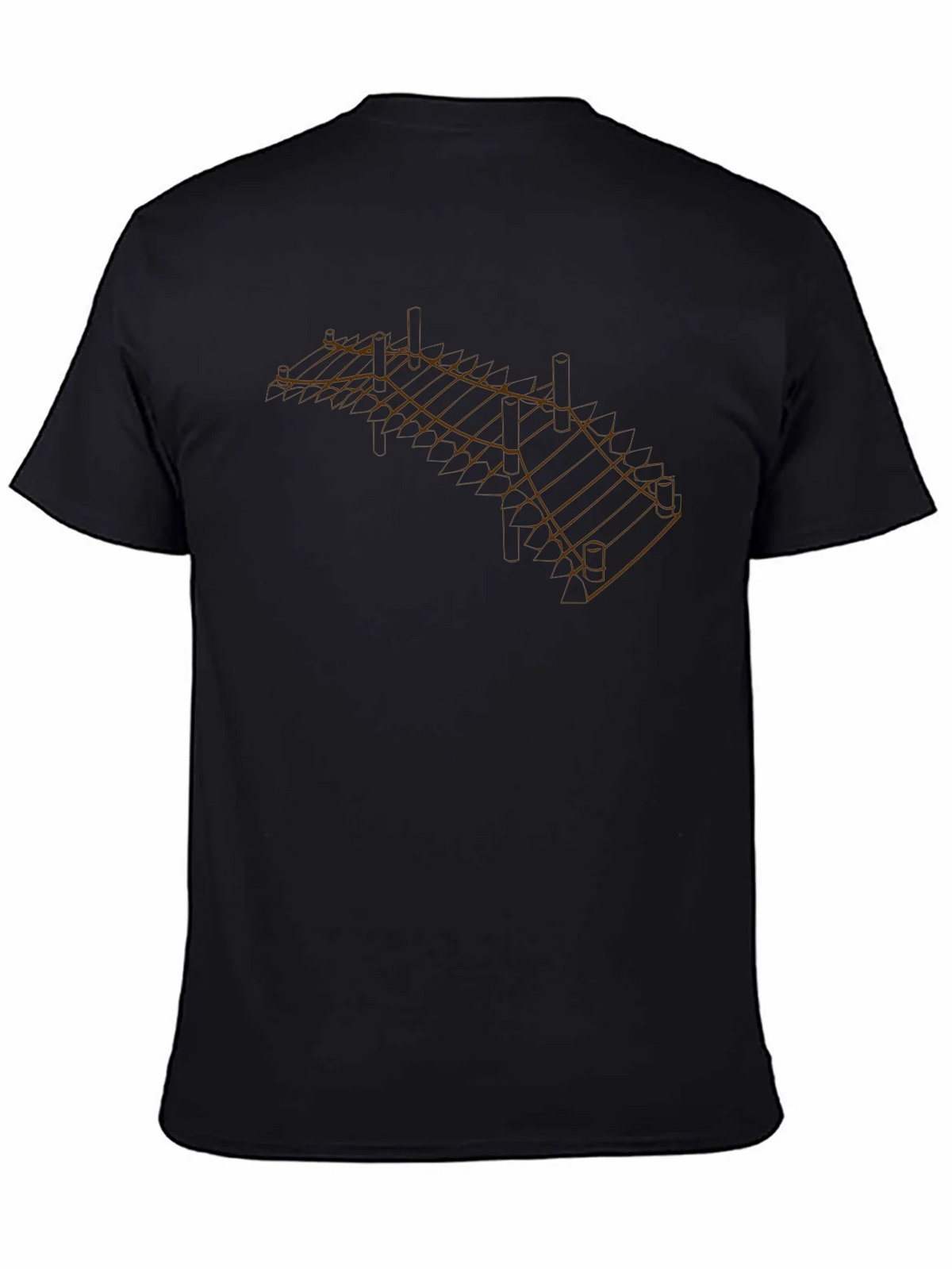Geometric Dock Graphic Tee - Modern Style product image 4