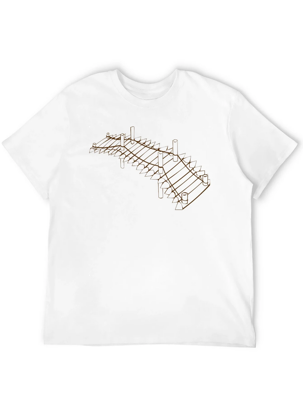 Geometric Dock Graphic Tee - Modern Style product image 11