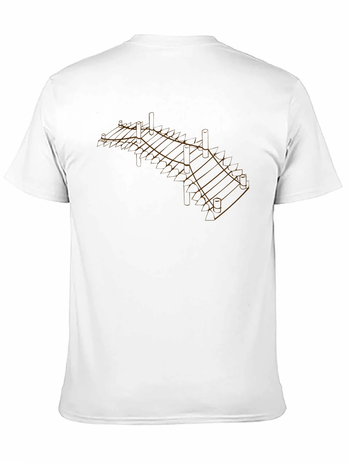 Geometric Dock Graphic Tee - Modern Style product image 10