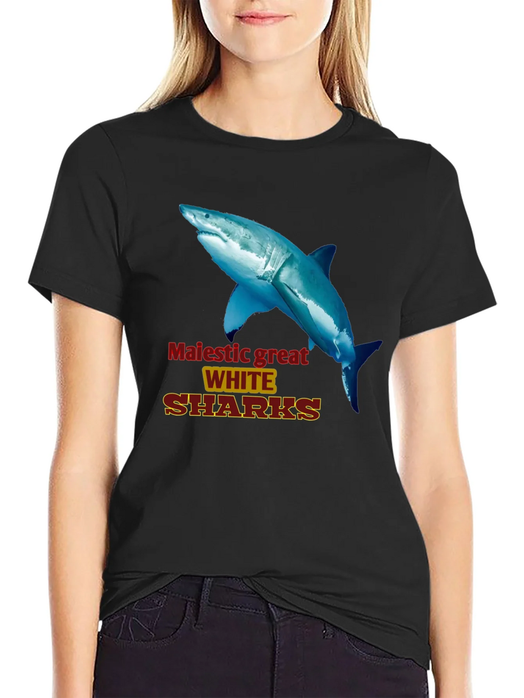 Majestic Great White Sharks Graphic Tee product image 2